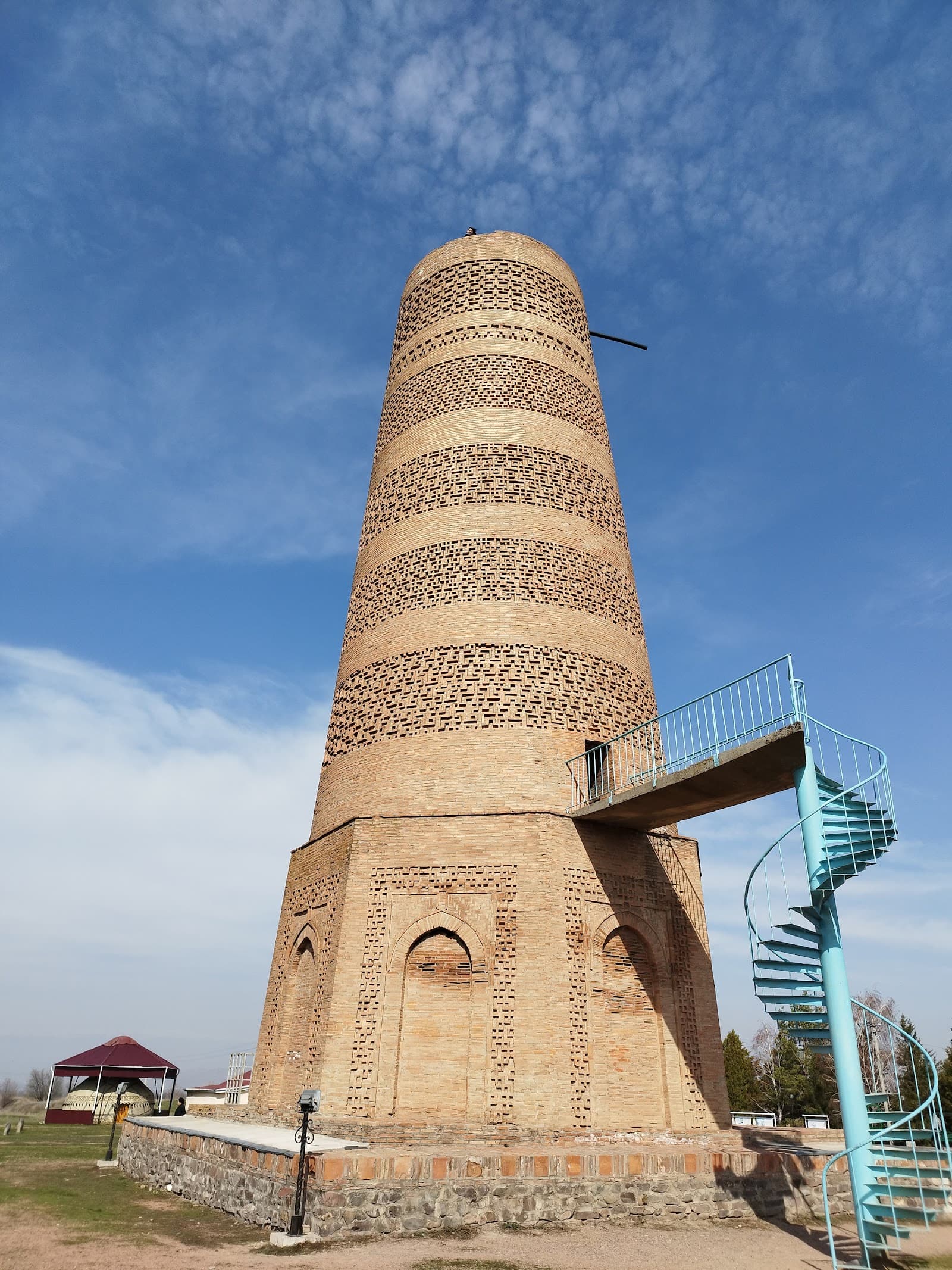 Burana Tower Complex Tokmok Kyrgyzstan temple in Burana, Tokmok, Chui Region, Kyrgyzstan, Chui Region - Indo-Islamic architecture style, Nagara architecture style, Tower architecture style, Silk Road architecture style (Medieval) - thumbnail