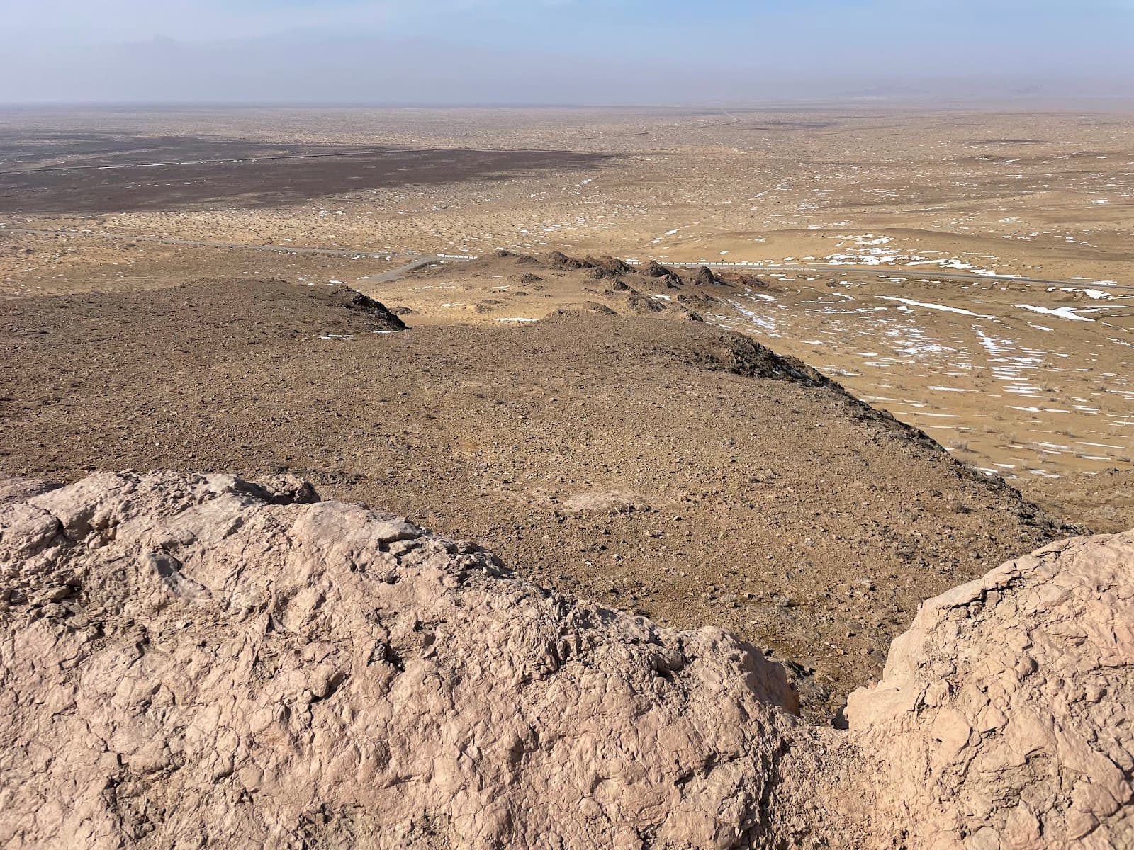 Ayaz-Kala Karakalpakstan Uzbekistan monument in Ellikala District, Republic of Karakalpakstan, Uzbekistan, Karakalpakstan - Khorezmian Fortress architecture style, Zoroastrian Fire Temple architecture style, Indic Religious architecture style, Indic Fire Worship architecture style (Kushan Period) - thumbnail