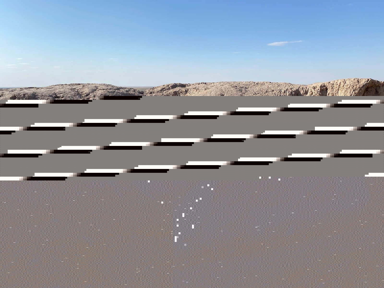 Volunteer at Chilpik Kala Tower of Silence Karakalpakstan Uzbekistan