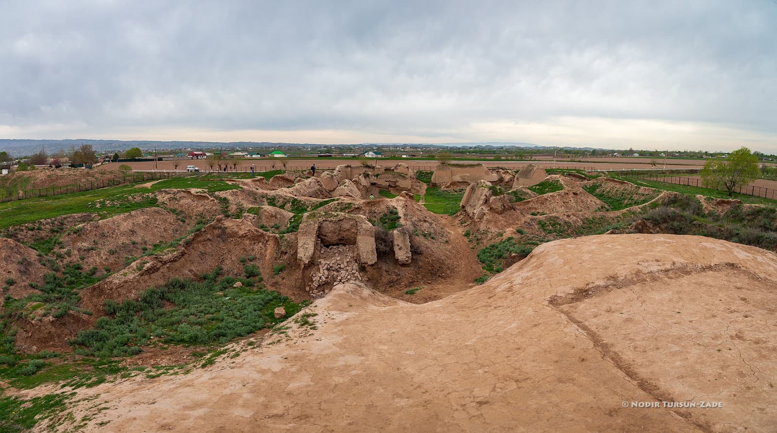 Ajina Tepa Monastery Vakhsh Valley Tajikistan monastery in Bokhtar, Khatlon Province, Tajikistan, Khatlon - Gupta architecture style, Indian Buddhist architecture style, Tokharistan architecture style, Monastery architecture style (Gupta Period) - thumbnail