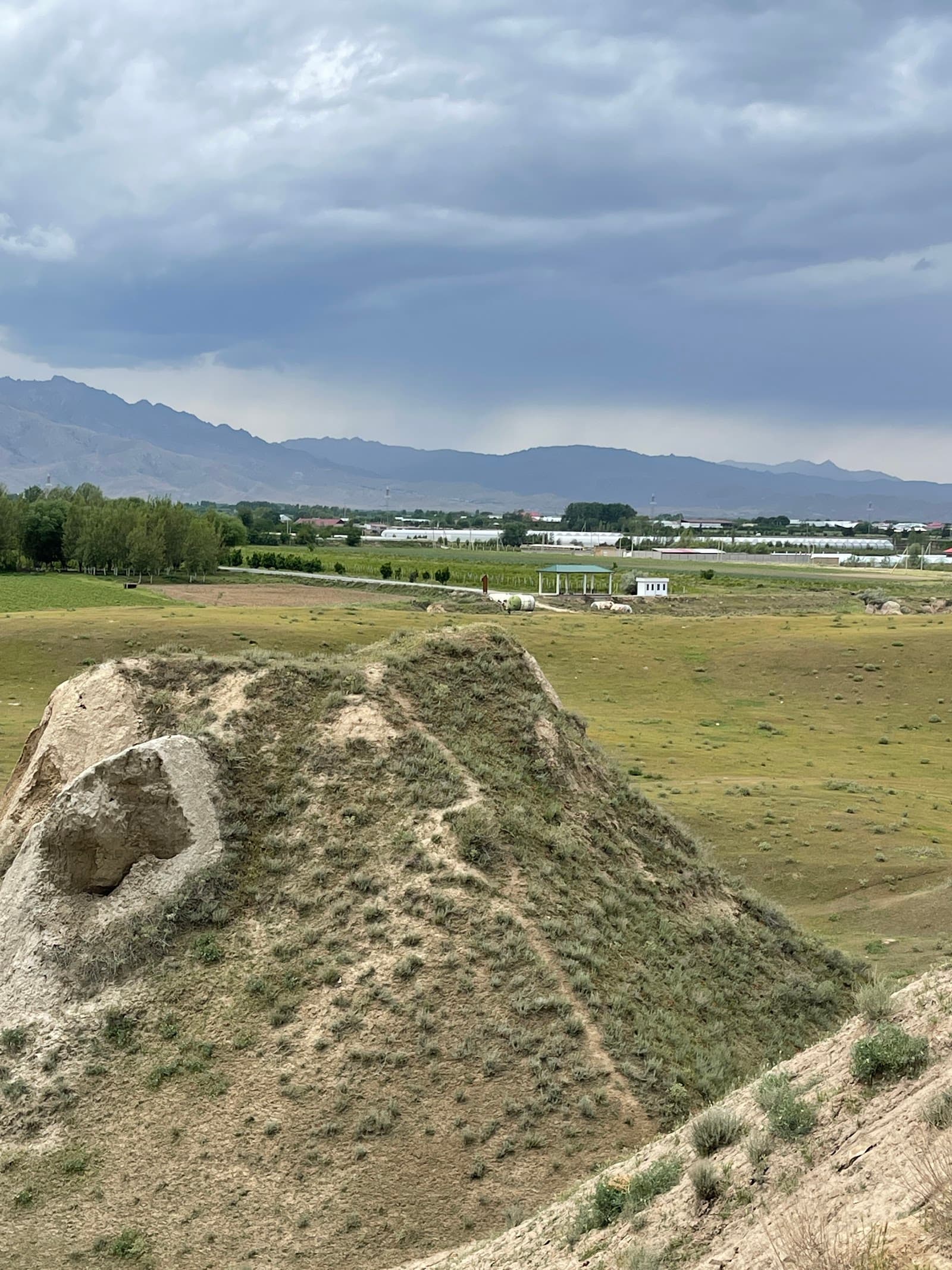 Volunteer at Kafir Kala Buddhist Temple Vakhsh Valley Tajikistan