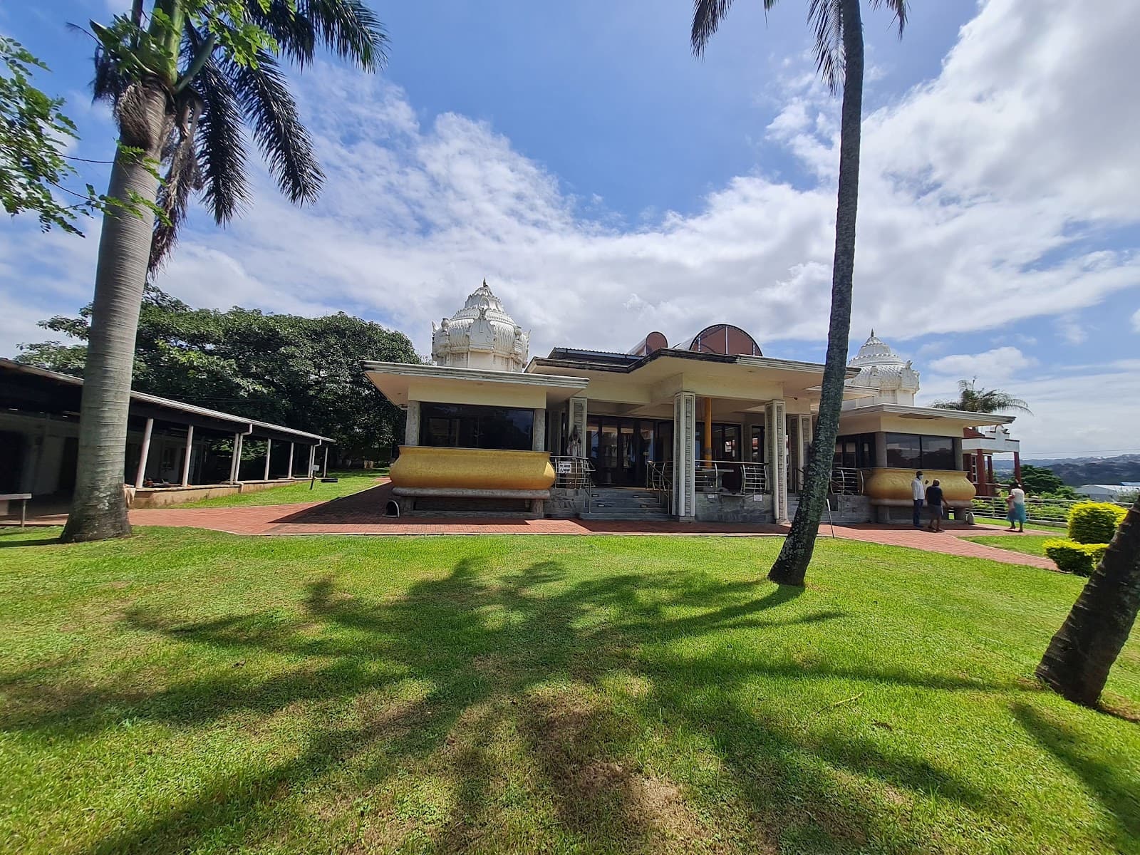 Mariamman Temple Cato Manor Durban temple in 588 Vusi Mzimela Road, Cato Manor, Durban, KwaZulu-Natal, South Africa, KwaZulu-Natal - Dravida architecture style, Indo-Vernacular architecture style, Courtyard architecture style, Stucco architecture style (Colonial Period) - thumbnail