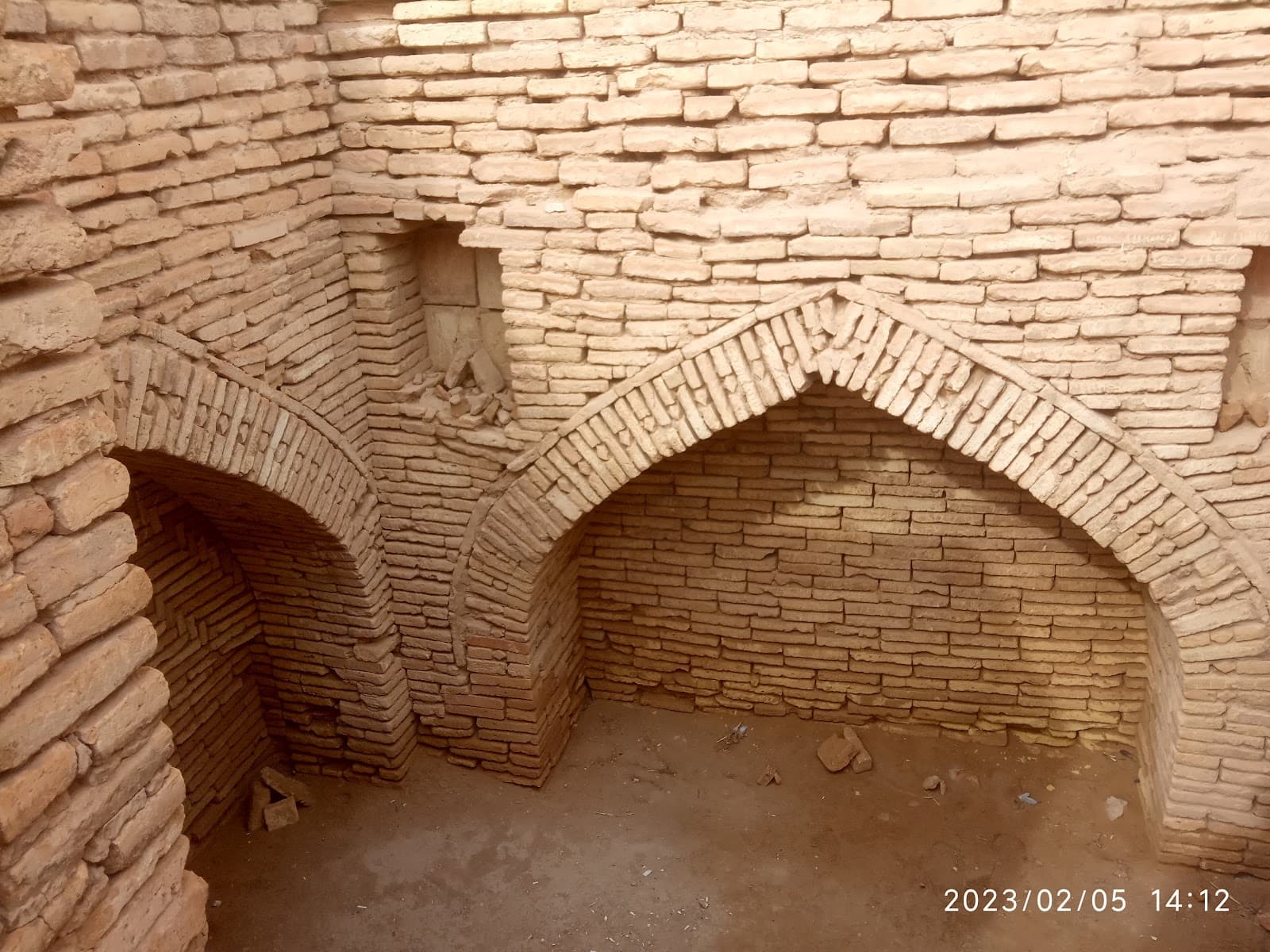 Volunteer at Ancient Merv Gyaur Kala Monastery Mary Region Turkmenistan