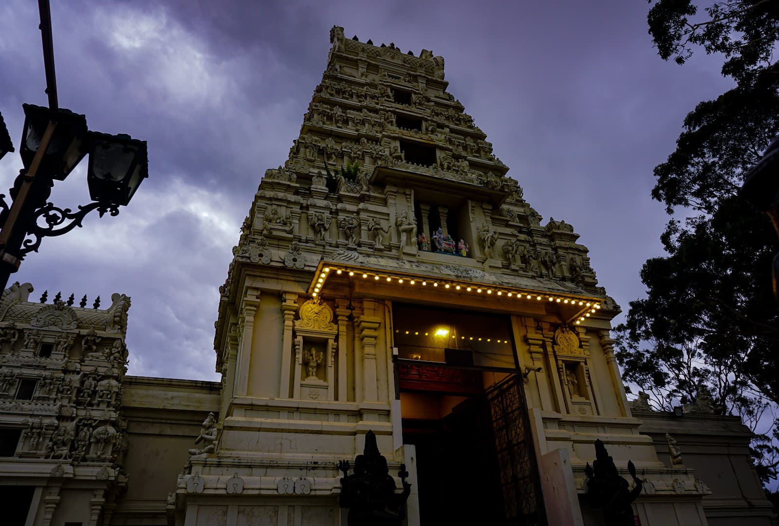 Sri Venkateswara Temple Helensburgh temple in 1 Temple Road, Helensburgh (2508), New South Wales, Australia, New South Wales - Dravida architecture style, Tamil architecture style, Pallava architecture style, Contemporary Hindu Temple architecture style (Pallava Period) - thumbnail