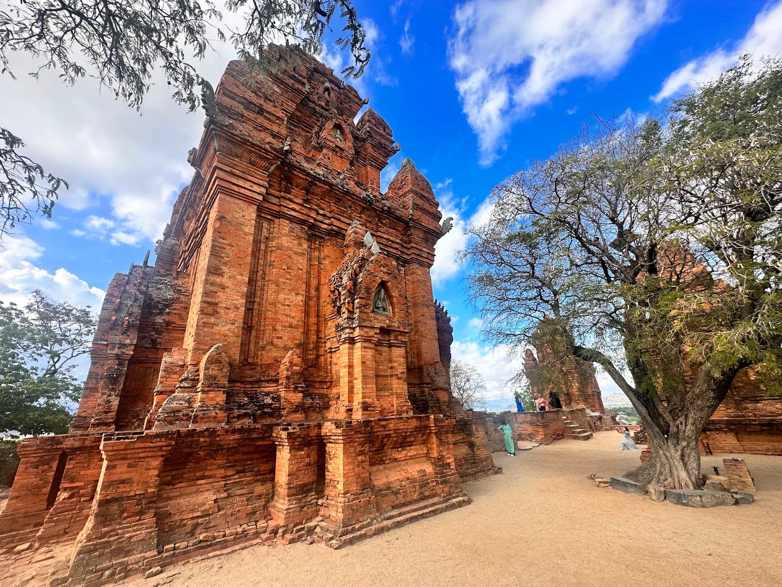 Thai Lan Cham Tower Complex Ninh Thuan Vietnam temple in Phan Rang–Tháp Chàm, Ninh Thuận, Vietnam, Ninh Thuan - Dravida architecture style, Cham architecture style, Hindu Temple architecture style (Medieval Period) - thumbnail