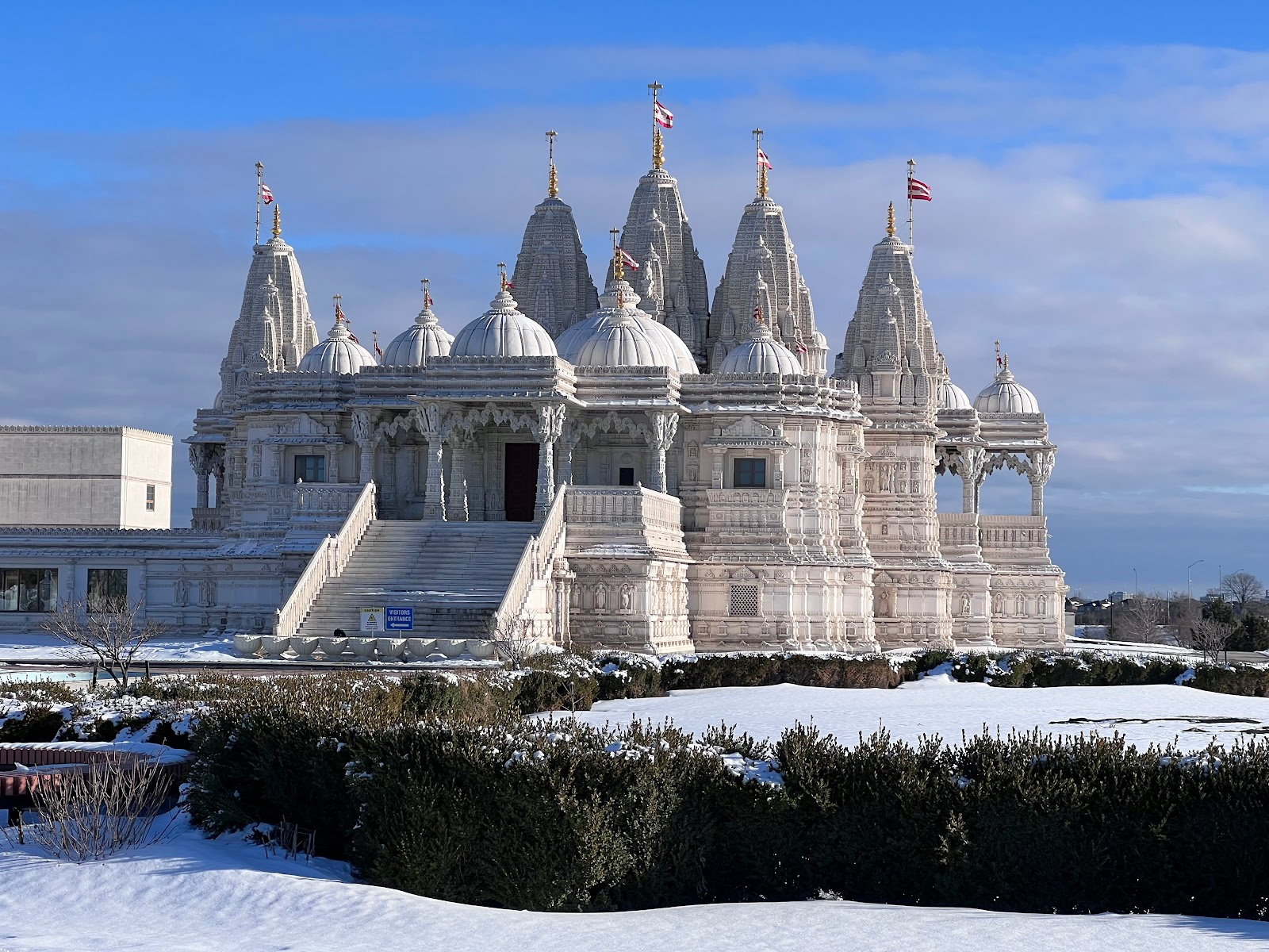 BAPS Shri Swaminarayan Mandir Toronto temple in 61 Claireville Drive, Etobicoke (M9W 5Z7), Ontario, Canada, Ontario - Nagara architecture style, Maru-Gurjara architecture style, Swaminarayan architecture style, Indo-Canadian architecture style (Post-Independence Period) - thumbnail