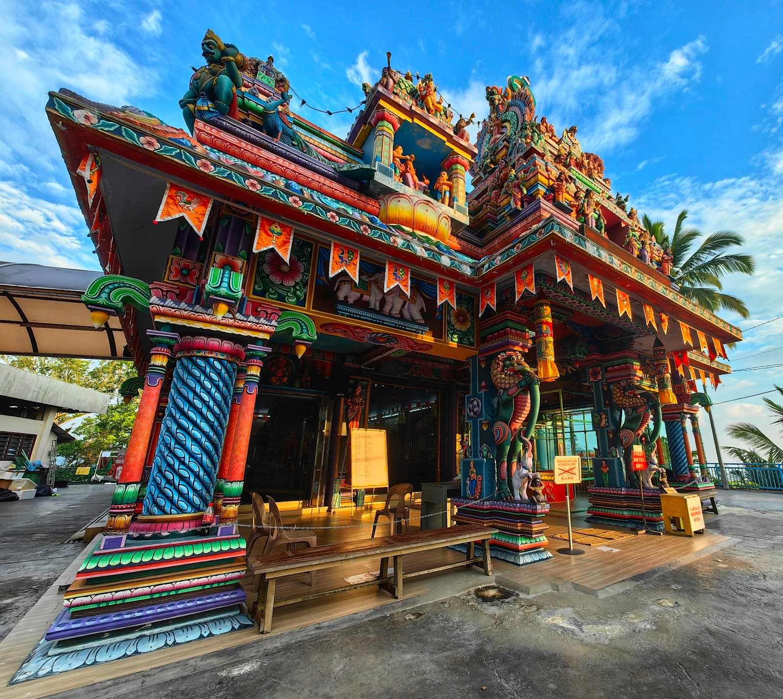Sri Aruloli Thirumurugan Temple Penang Hill temple in Penang Hill (Bukit Bendera), 11500 Pulau Pinang, Malaysia, Penang - Dravida architecture style, Colonial Vernacular architecture style, Hill Temple architecture style, Temple architecture style (Colonial Period) - thumbnail