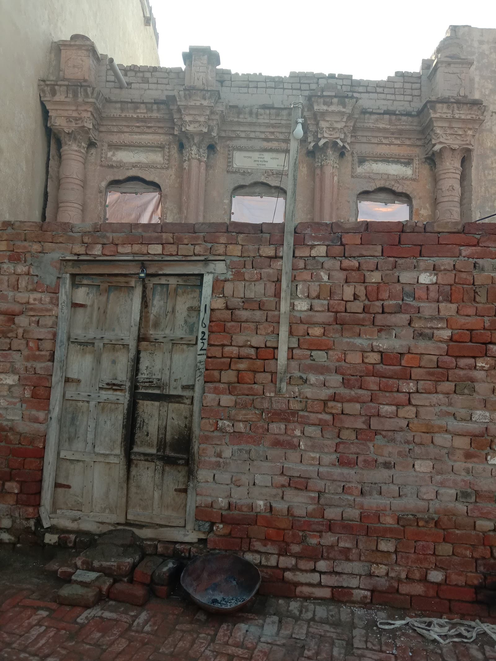 Multan Sun Temple Ruins Multan temple in Old Fort Area, Multan, Multan (60000), Punjab, Pakistan, Punjab - Nagara architecture style, Kashmiri Hindu Temple architecture style, Gupta architecture style, Gandhara architecture style (Gupta Period) - thumbnail