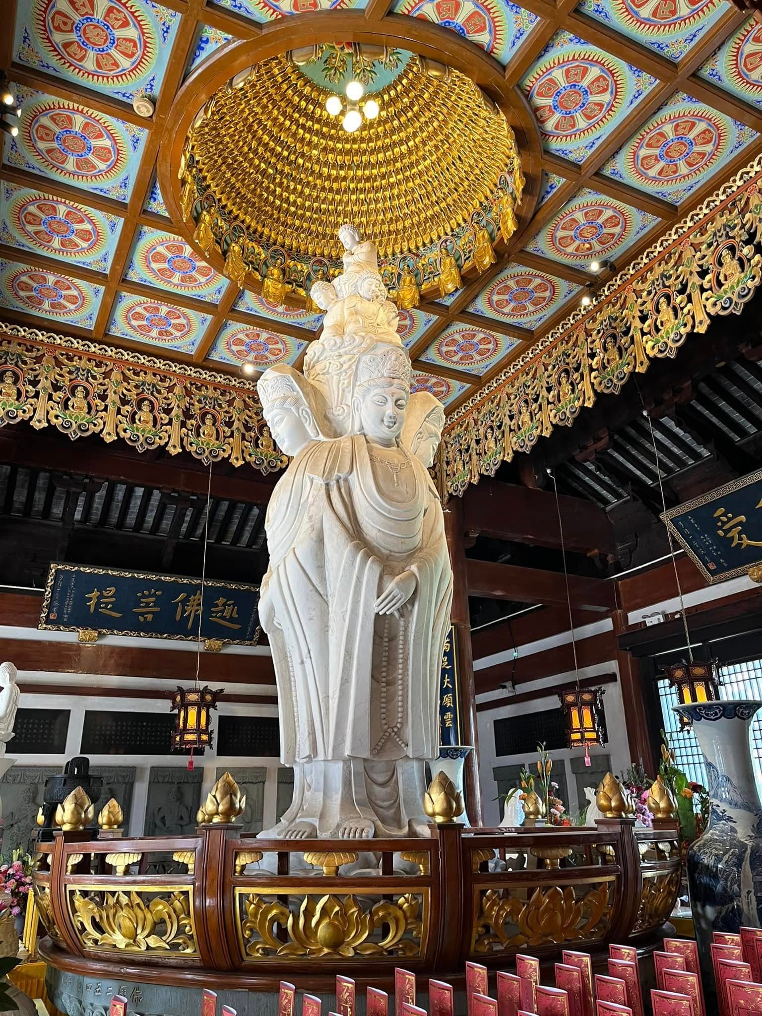 Volunteer at Zhenru Temple Shanghai China
