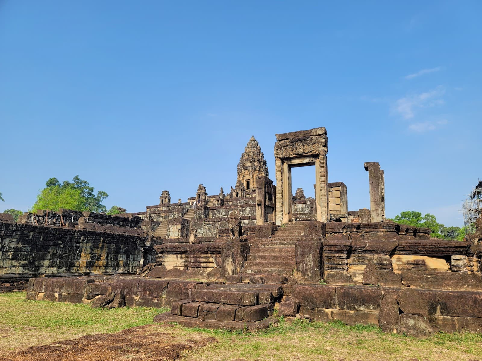Volunteer at Bakong Temple Roluos Group Cambodia
