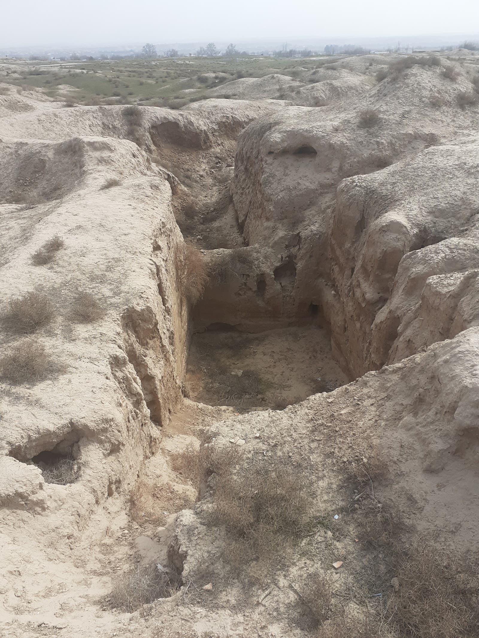 Dalverzin Tepe Surxondaryo Uzbekistan archaeological site in Dalverzin Tepe, Surxondaryo Region, Uzbekistan, Surxondaryo - Gandhara-Kushan architecture style, Indian Buddhist architecture style, Indian Hindu architecture style, Kushan architecture style (Kushan Period) - thumbnail