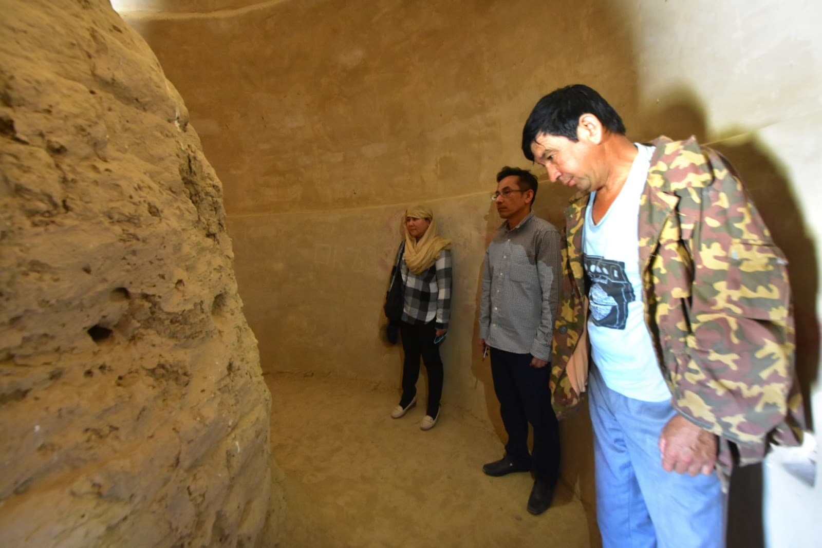 Kara Tepe Monastery Termez Uzbekistan temple in Kaftarkhana, Surxondaryo Region, Uzbekistan, Surxondaryo - Indian Rock-Cut Cave Monastery architecture style, Gandhara architecture style, Buddhist architecture style, Indic architecture style (Kushan Period) - thumbnail