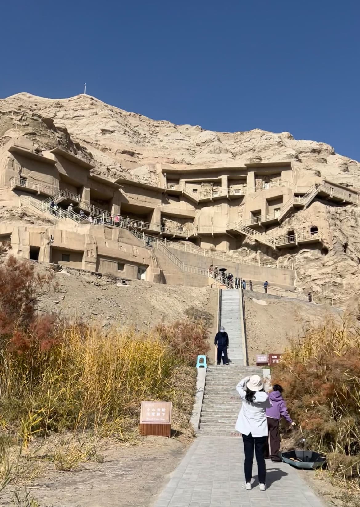 Volunteer at Kizil Caves Baicheng Xinjiang China