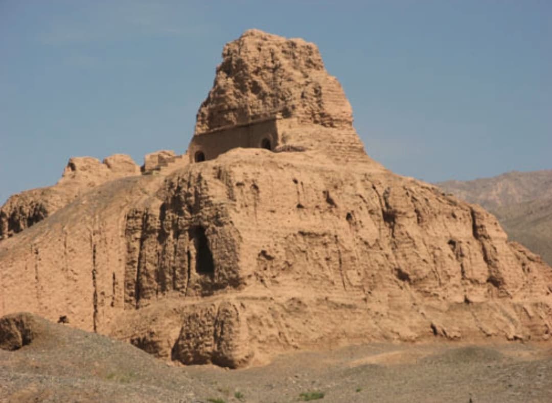 Volunteer at Subashi Buddhist Temple Kuqa Xinjiang China