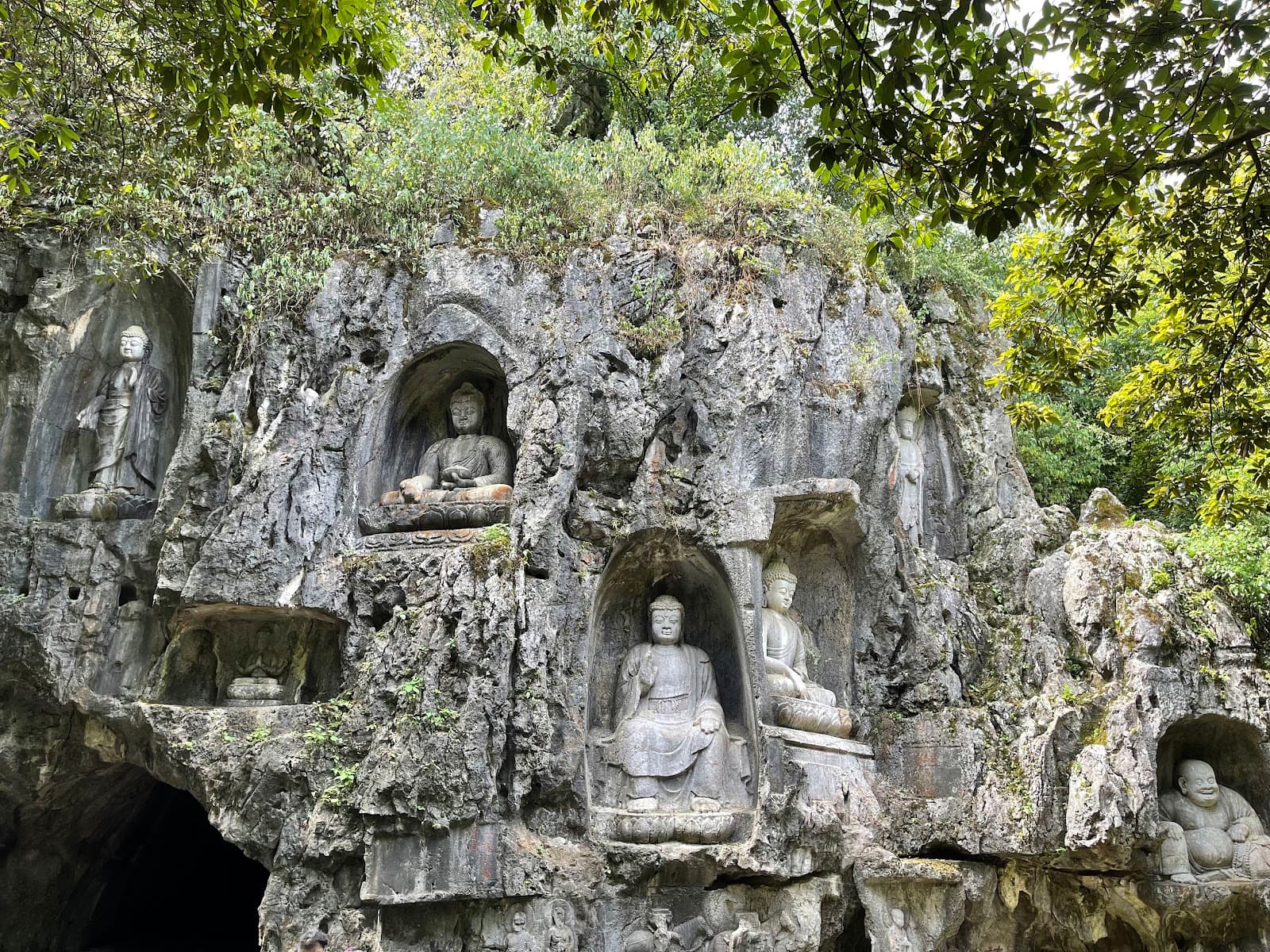 Volunteer at Lingyin Temple Hangzhou Zhejiang China